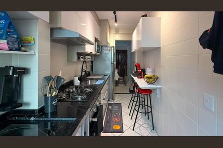 Cozinha de apartamento à venda com 2 quartos, 52m² em Jardim Arco-iris, Diadema