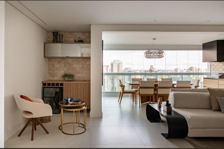 Sala de apartamento à venda com 3 quartos, 135m² em Vila Mascote, São Paulo