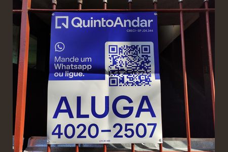 Placa do QuintoAndar código UYLW-488 de casa para alugar com 2 quartos, 70m² em Jardim Boa Vista (zona Oeste), São Paulo