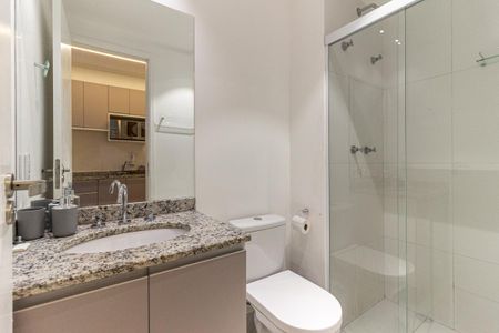 Studio para alugar com 28m², 1 quarto e sem vaga Studio para alugar com 28m², 1 quarto e sem vagaBanheiro