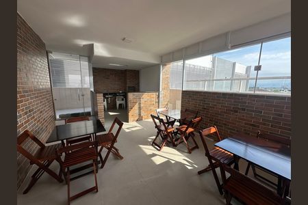 Área comum - Churrasqueira de apartamento para alugar com 2 quartos, 112m² em Parque Bitaru, São Vicente