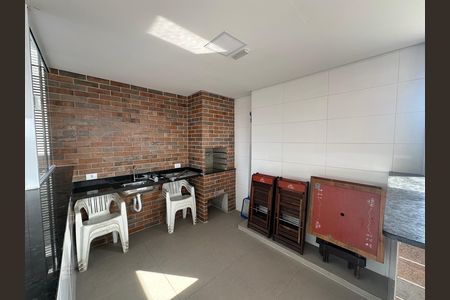 Área comum - Churrasqueira de apartamento para alugar com 2 quartos, 112m² em Parque Bitaru, São Vicente