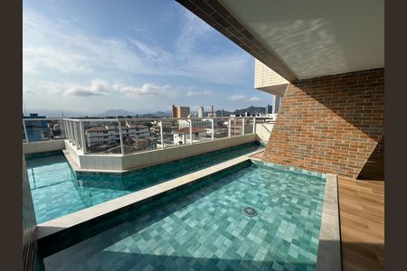 Área comum - Piscina de apartamento para alugar com 2 quartos, 112m² em Parque Bitaru, São Vicente