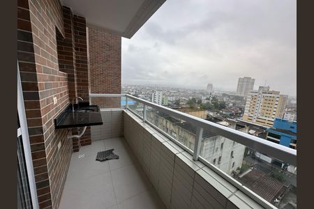 Varanda da Sala de apartamento para alugar com 2 quartos, 112m² em Parque Bitaru, São Vicente