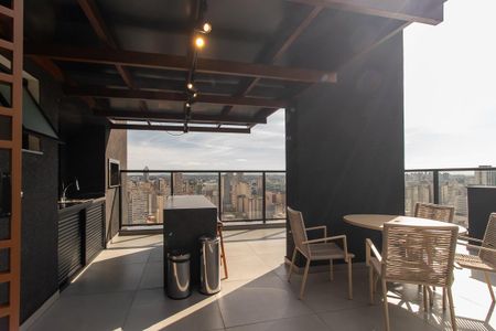 Área comum - Churrasqueira de apartamento para alugar com 1 quarto, 34m² em Centro, Curitiba