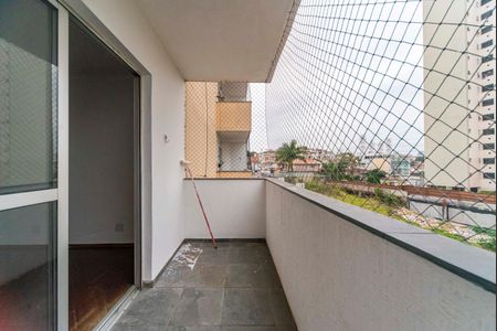 Varanda da Sala de apartamento à venda com 2 quartos, 62m² em Vila Floresta, Santo André