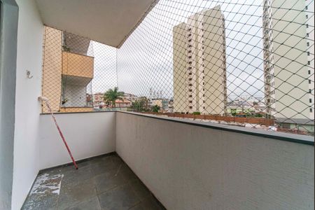 Varanda da Sala de apartamento à venda com 2 quartos, 62m² em Vila Floresta, Santo André