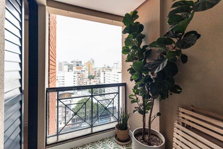 Varanda  de apartamento para alugar com 1 quarto, 38m² em Campos Elíseos, São Paulo