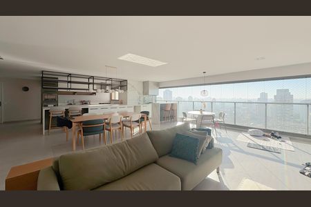 Sala de apartamento para alugar com 3 quartos, 160m² em Vila Dom Pedro I, São Paulo