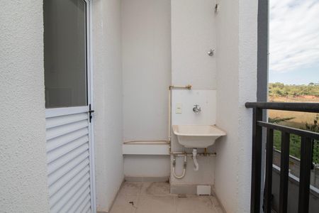 Área de Serviço de apartamento para alugar com 2 quartos, 51m² em Residencial Jardim Mônaco, Hortolândia