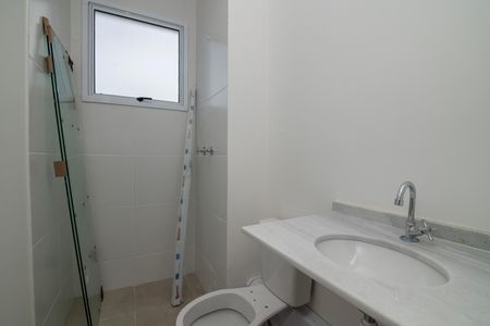 Banheiro Social de apartamento para alugar com 2 quartos, 51m² em Residencial Jardim Mônaco, Hortolândia