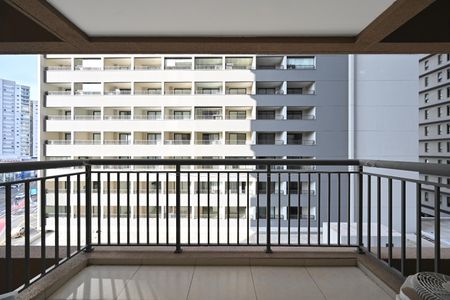 Varanda do Studio de kitnet/studio para alugar com 1 quarto, 35m² em Vila Clementino, São Paulo