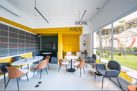 Coworking de kitnet/studio para alugar com 1 quarto, 35m² em Vila Clementino, São Paulo