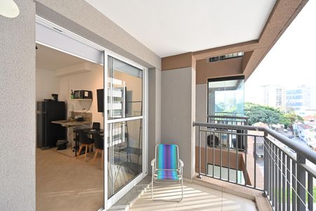 Varanda de kitnet/studio para alugar com 1 quarto, 35m² em Vila Clementino, São Paulo