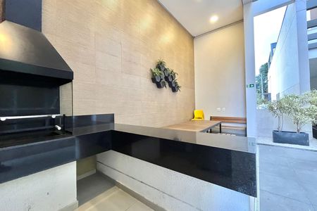 Área comum - Churrasqueira de kitnet/studio para alugar com 1 quarto, 33m² em Vila Clementino, São Paulo