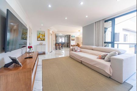 Sala de apartamento à venda com 4 quartos, 178m² em Vila Valparaíso, Santo André