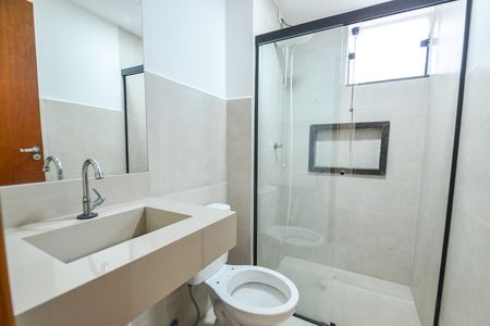 Banheiro de apartamento para alugar com 1 quarto, 37m² em Mirandópolis, São Paulo