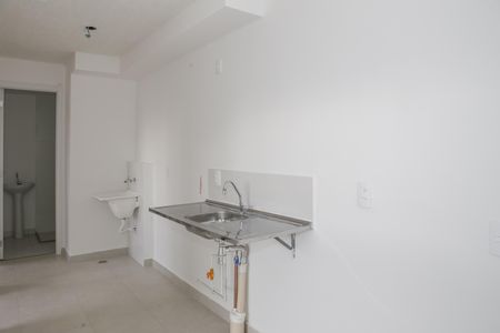 Cozinha e Área de Serviço de apartamento para alugar com 2 quartos, 34m² em Parque Industrial Tomas Edson, São Paulo