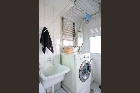Área de serviço de apartamento à venda com 2 quartos, 78m² em Santa Paula, São Caetano do Sul