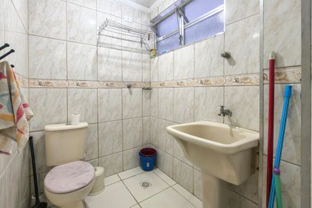 Banheiro 2 de apartamento para alugar com 1 quarto, 40m² em Vila Caiçara, Praia Grande