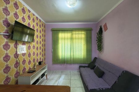 Sala de apartamento para alugar com 1 quarto, 40m² em Vila Caiçara, Praia Grande