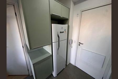 Cozinha de kitnet/studio à venda com 1 quarto, 29m² em Chácara Santo Antônio (zona Sul), São Paulo