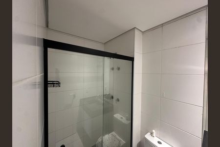 Banheiro de kitnet/studio à venda com 1 quarto, 29m² em Chácara Santo Antônio (zona Sul), São Paulo