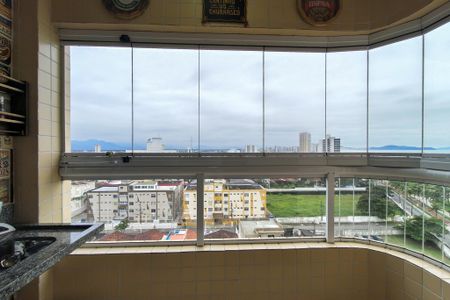 Sacada de apartamento para alugar com 1 quarto, 45m² em Nova Mirim, Praia Grande