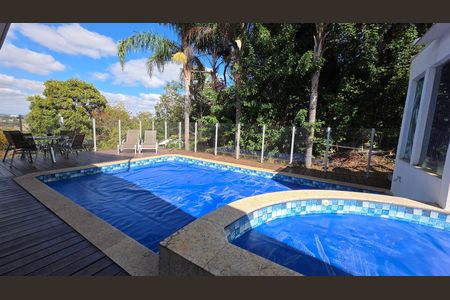 Piscina  de casa de condomínio à venda com 6 quartos, 409m² em Várzea, Lagoa Santa