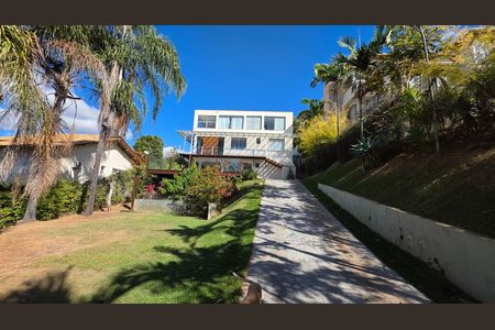 Fachada casa  de casa de condomínio à venda com 6 quartos, 409m² em Várzea, Lagoa Santa