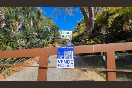 Placa e qrcode  de casa de condomínio à venda com 6 quartos, 409m² em Várzea, Lagoa Santa