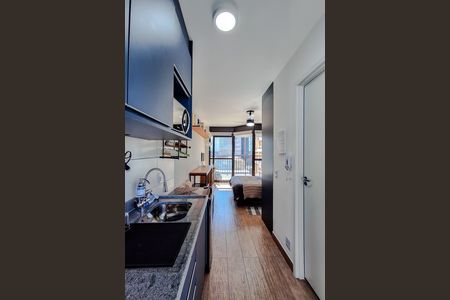 Studio para alugar com 24m², 1 quarto e sem vaga Studio para alugar com 24m², 1 quarto e sem vagaCozinha