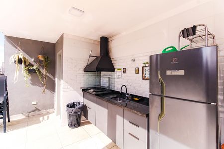 Área comum - Churrasqueira de apartamento para alugar com 1 quarto, 27m² em Vila Invernada, São Paulo
