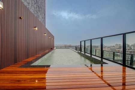Área comum - Piscina de kitnet/studio para alugar com 1 quarto, 33m² em Cristo Redentor, Porto Alegre