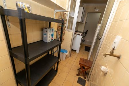 Área de serviço de kitnet/studio para alugar com 1 quarto, 44m² em Botafogo, Campinas