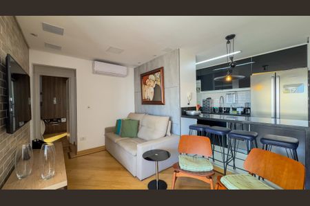 Sala de apartamento para alugar com 2 quartos, 55m² em Cidade Monções, São Paulo