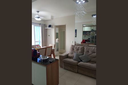 Sala de apartamento à venda com 2 quartos, 50m² em Dos Ortizes, Valinhos