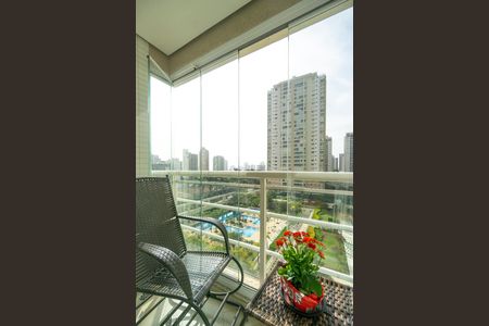 Varanda da suíte 02 de apartamento para alugar com 4 quartos, 180m² em Vila Gomes Cardim, São Paulo