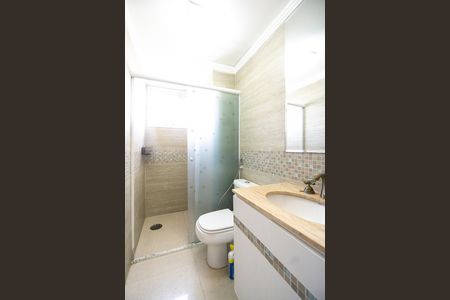Banheiro da suíte 03 de apartamento para alugar com 4 quartos, 180m² em Vila Gomes Cardim, São Paulo