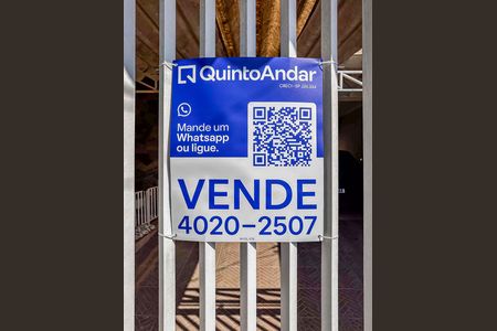 Placa Instalada na Fachada de casa à venda com 3 quartos, 250m² em Vila Guarani, Santo André