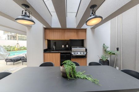 Área comum - Churrasqueira de apartamento para alugar com 2 quartos, 36m² em Bela Vista, São Paulo