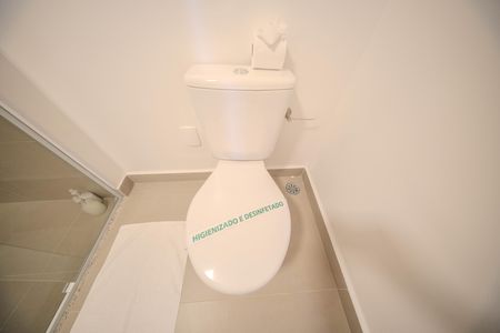Studio para alugar com 31m², 1 quarto e sem vaga Studio para alugar com 31m², 1 quarto e sem vagaBanheiro