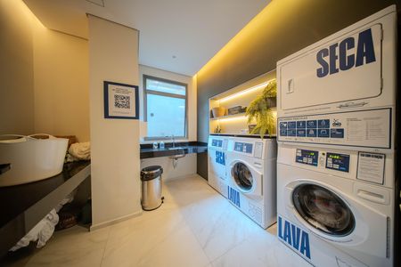 Studio para alugar com 31m², 1 quarto e sem vaga Studio para alugar com 31m², 1 quarto e sem vagaLavanderia