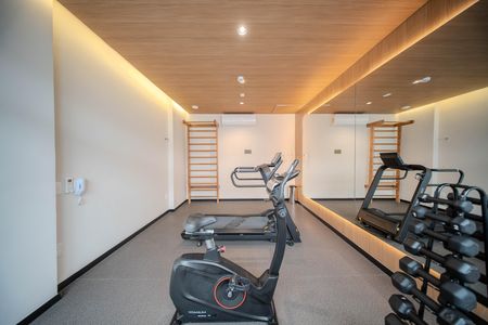 Studio para alugar com 31m², 1 quarto e sem vaga Studio para alugar com 31m², 1 quarto e sem vagaÁrea comum - Academia