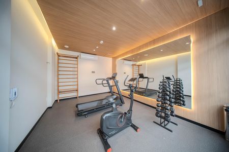 Studio para alugar com 31m², 1 quarto e sem vaga Studio para alugar com 31m², 1 quarto e sem vagaÁrea comum - Academia