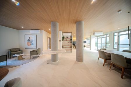 Studio para alugar com 31m², 1 quarto e sem vaga Studio para alugar com 31m², 1 quarto e sem vagaÁrea comum - Salão de festas