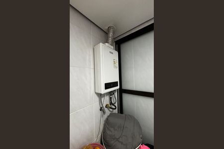 Área de Serviço de apartamento à venda com 3 quartos, 106m² em Vila Gilda, Santo André