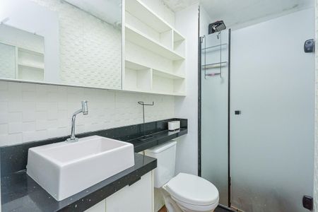 Banheiro de apartamento para alugar com 1 quarto, 33m² em Socorro, São Paulo