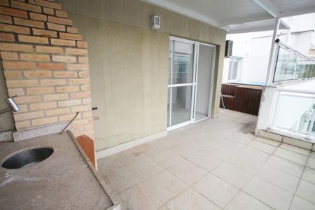 Apartamento à venda com 128m², 3 quartos e 2 vagasChurrasqueira da cobertura