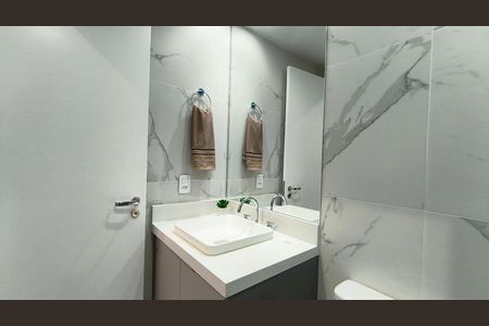 Studio para alugar com 27m², 1 quarto e sem vaga Studio para alugar com 27m², 1 quarto e sem vagaBanheiro